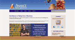 Desktop Screenshot of financenewmexico.org